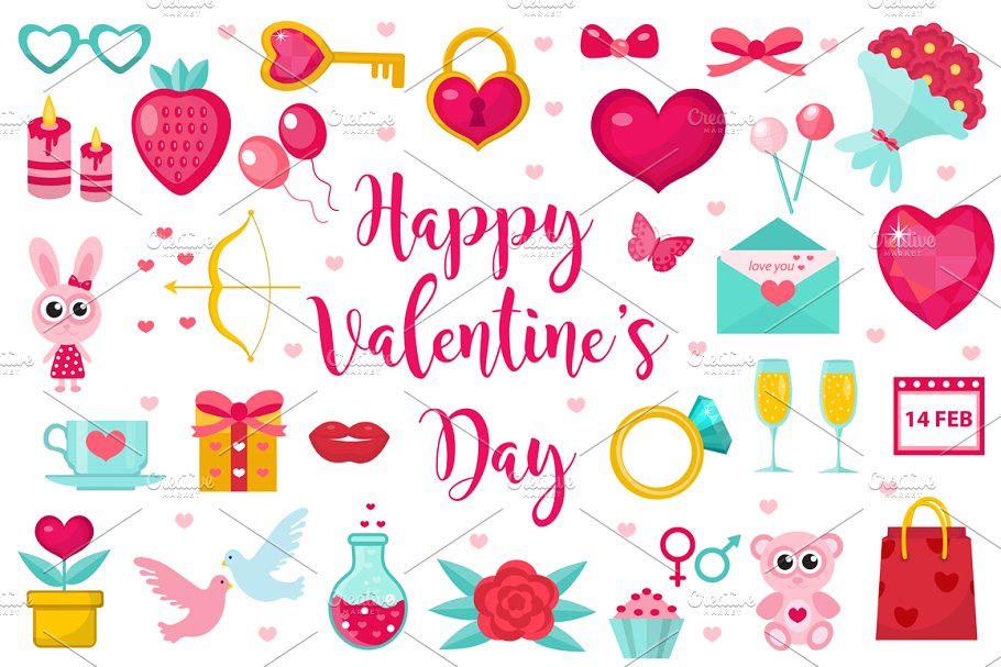 Cover image of Valentine's Day Collection.