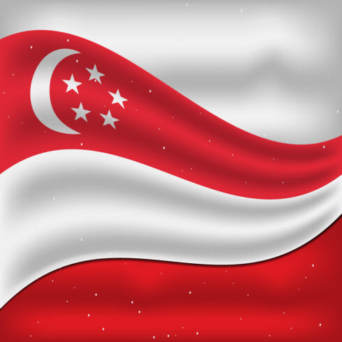 Wonderful image of Singapore flag.
