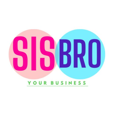 Sis Bro Logo Design main cover.