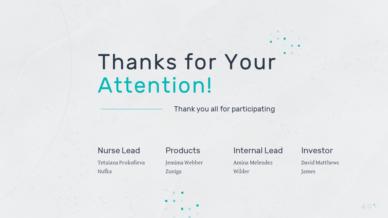 An image of a colorful presentation slide on the subject of Nursing Appreciation.