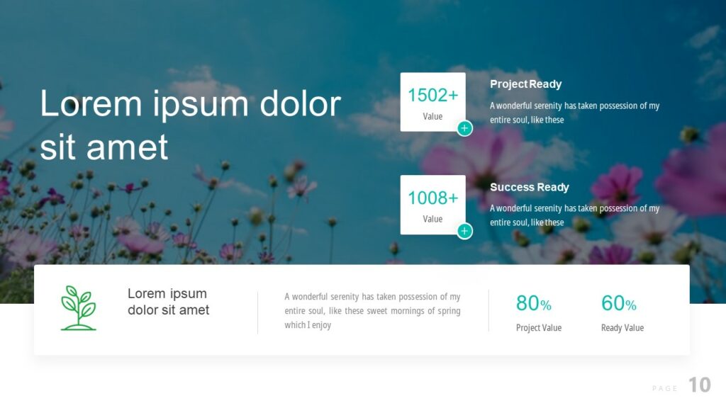 Smell Spring PowerPoint Template – MasterBundles