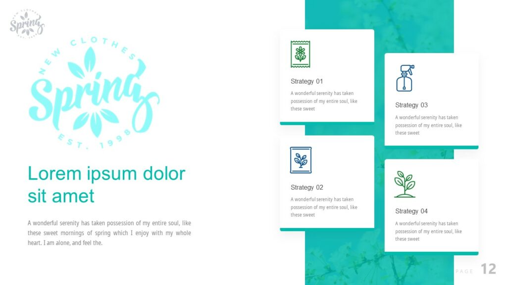 Smell Spring PowerPoint Template – MasterBundles