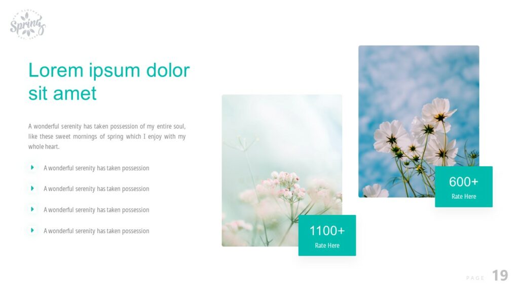 Smell Spring PowerPoint Template – MasterBundles