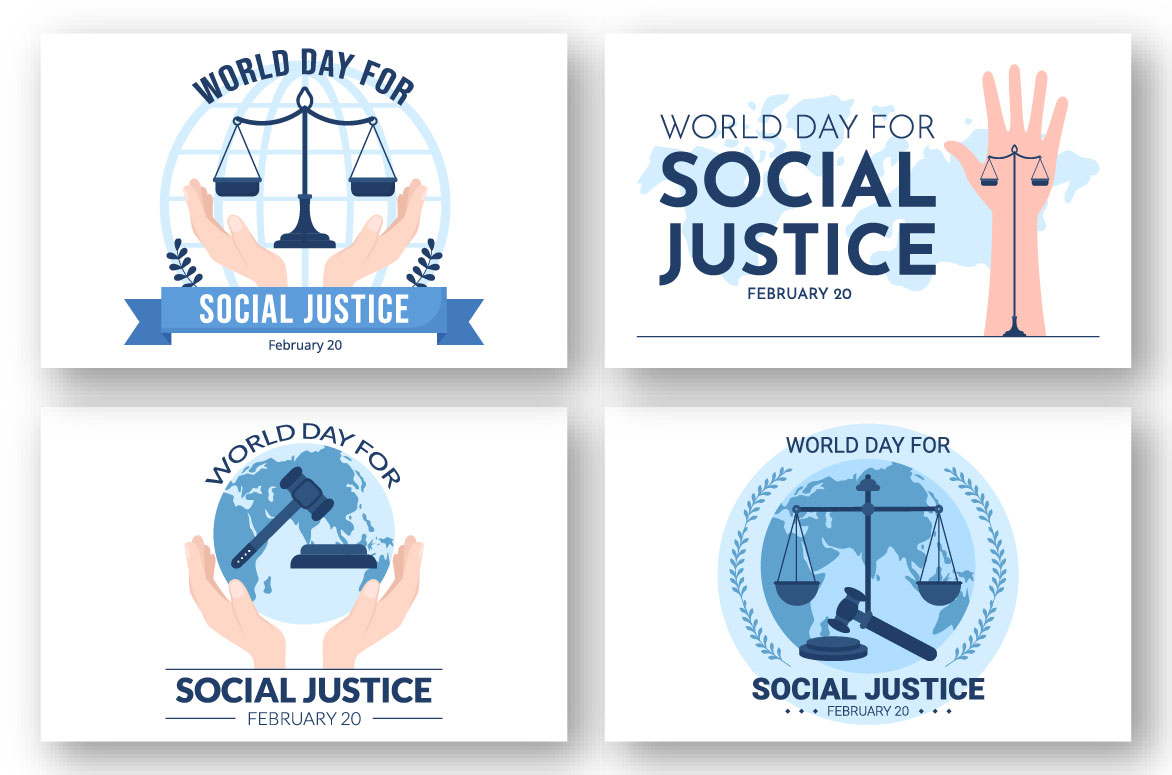 Social Justice Day Graphics Design preview image.