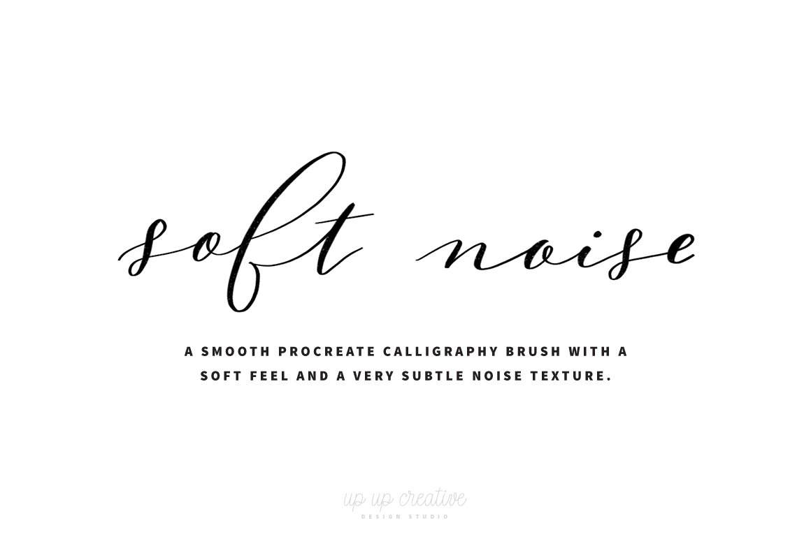 A smooth procreate calligraphy brush.