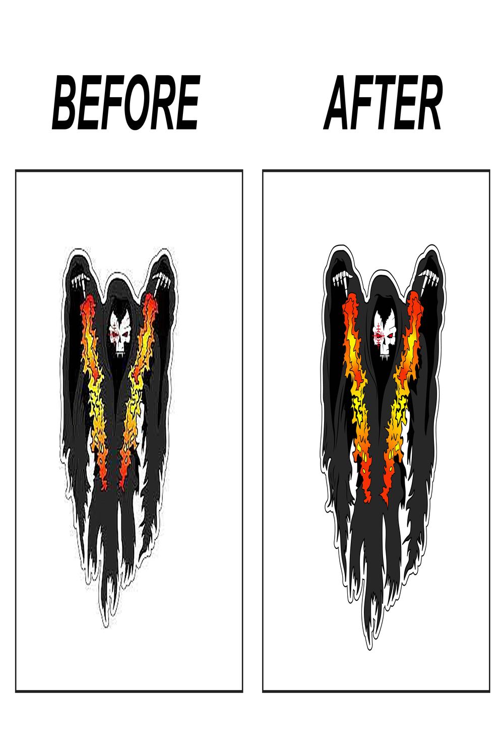 Soul Reaper Vector Artwork - pinterest image preview.