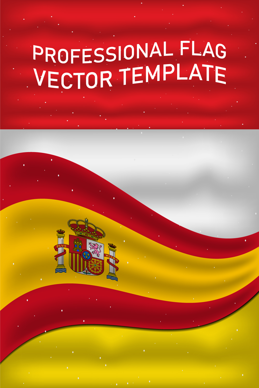 Exquisite image of the flag of Spain.