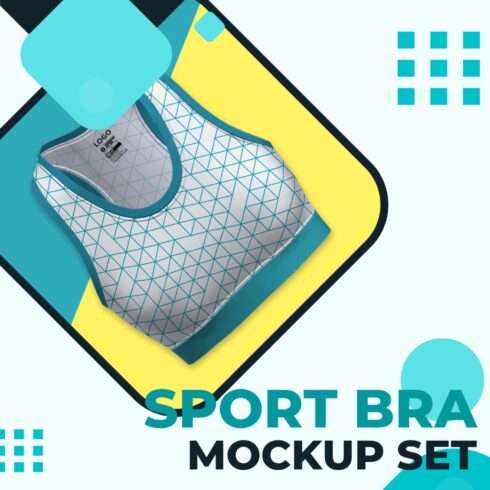 Sport Bra Mockup Set.
