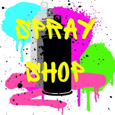 Spray Shop Logo Design cover image.