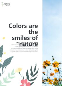 Spring Time Vertical PowerPoint Template – MasterBundles