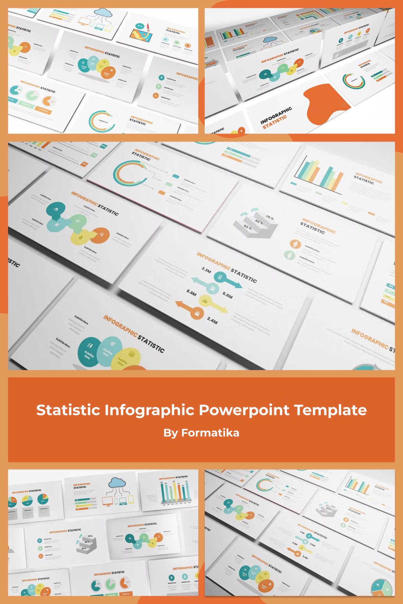 Statistic Infographic Powerpoint Template – MasterBundles