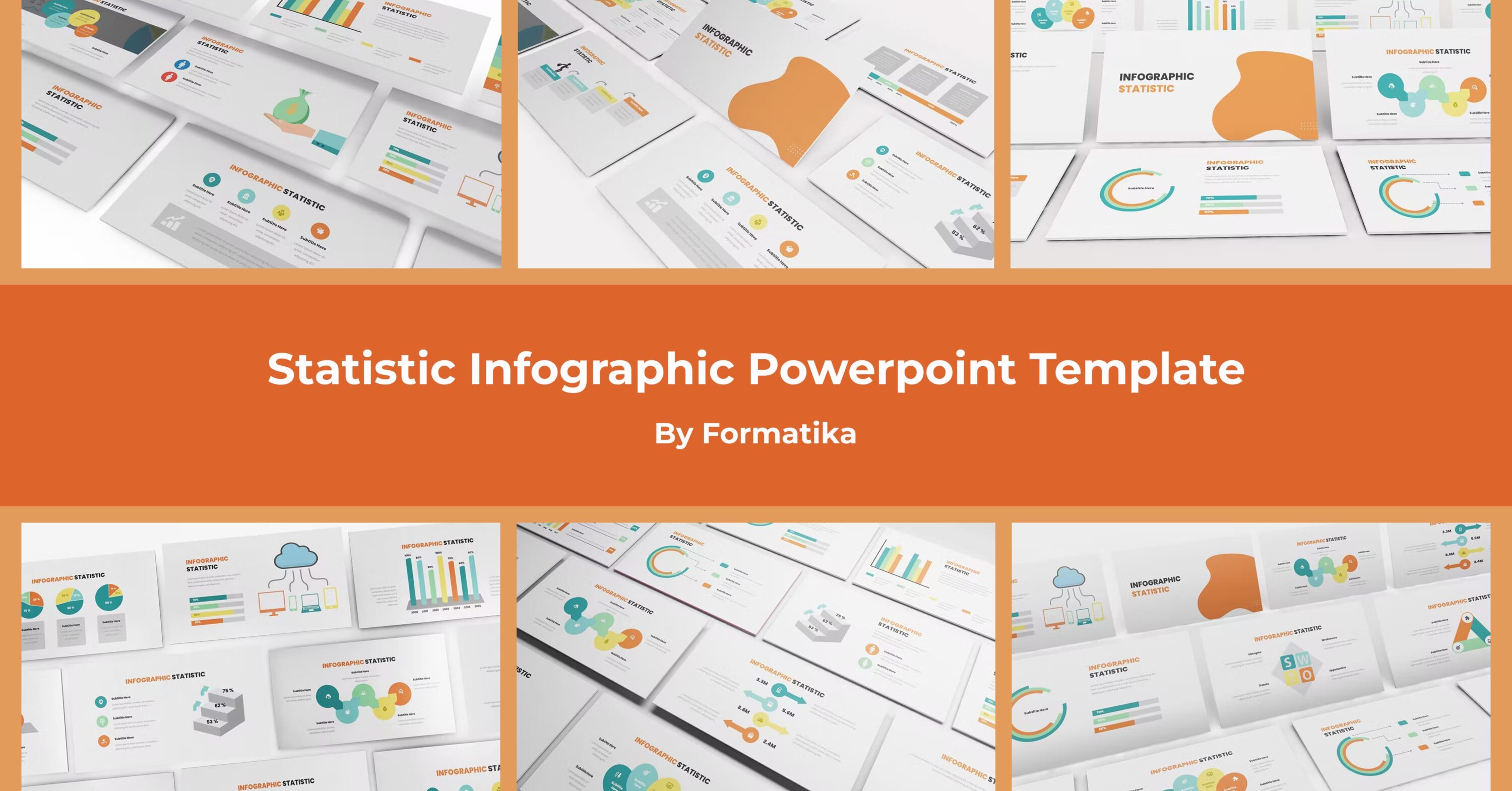 Statistic Infographic Powerpoint Template – MasterBundles