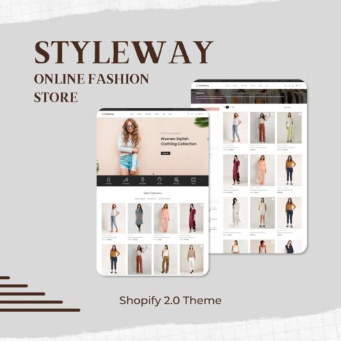 Styleway Online Fashion Store Shopify 2.0 Theme.