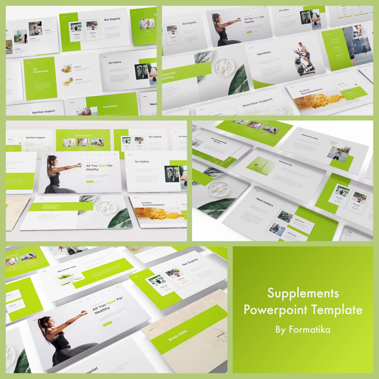 Supplements Powerpoint Template – MasterBundles