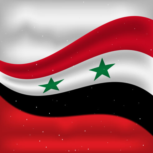 Irresistible image of the flag of Syria.