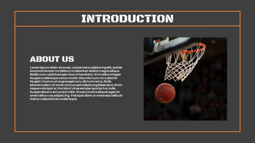 Basketball Powerpoint Template MasterBundles