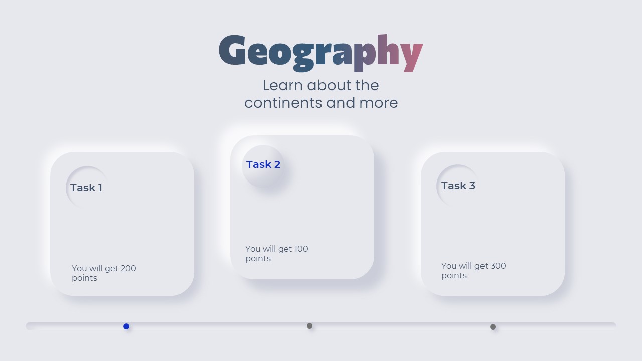 Slide for learning geography.