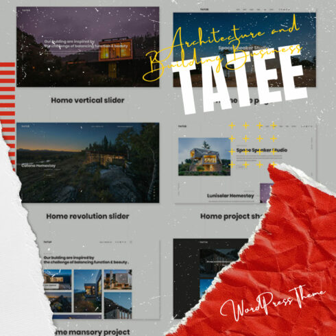 Tatee - Architecture and Building Business WordPress Theme.