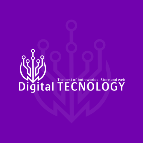 Professional Logo Design for Website and Brand violet preview.