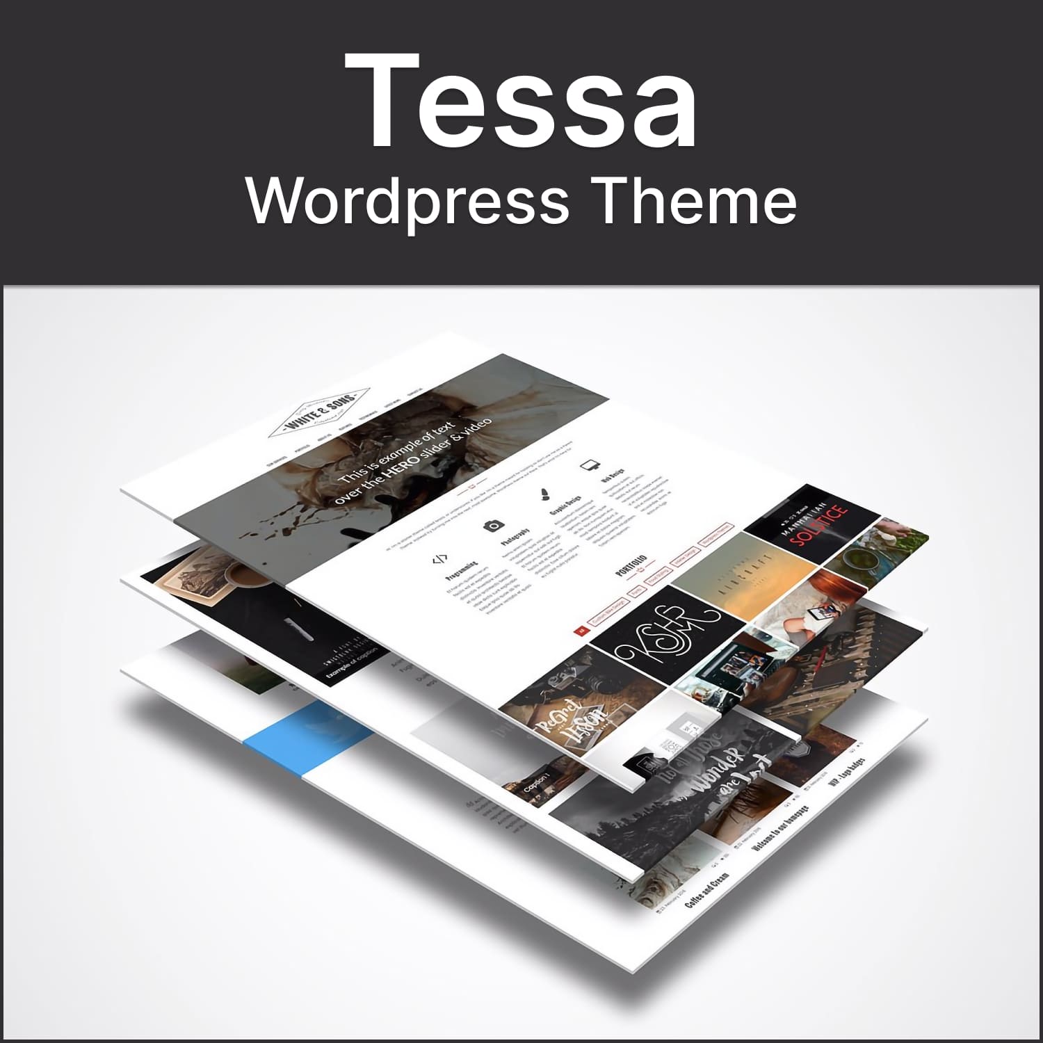 Tessa - Wordpress Theme.