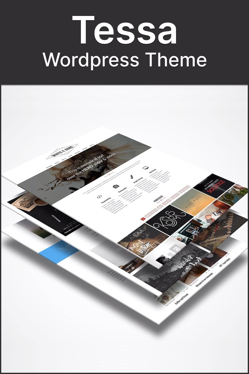 Tessa - Wordpress Theme - Pinterest.