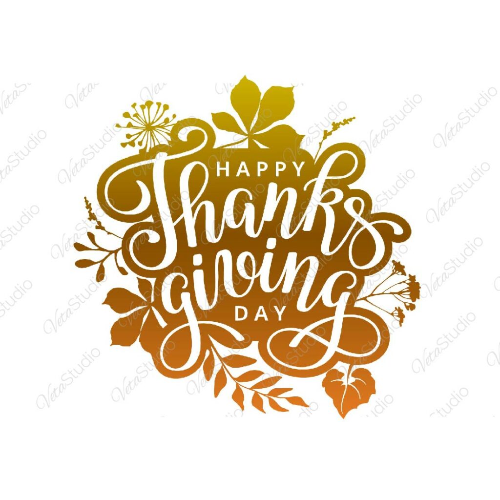 Giving Thanks Clipart | Master Bundles