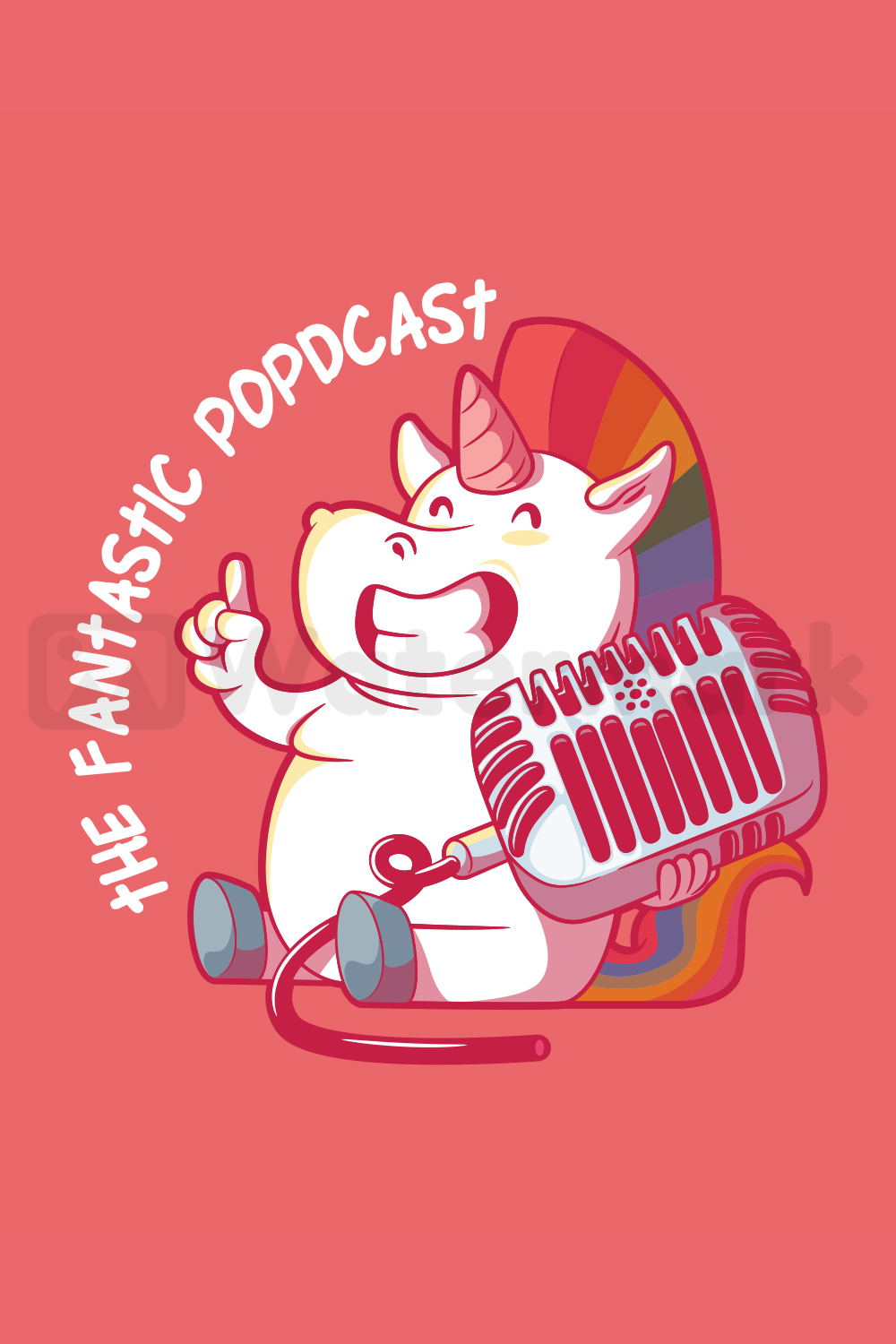The Fantastic Podcast - pinterest image preview.