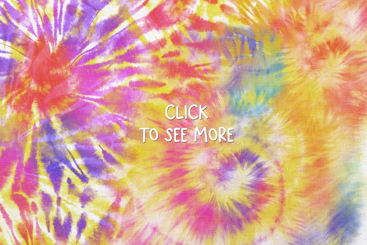 This timesaving brush set allows to create a super realistic tie-dye design.