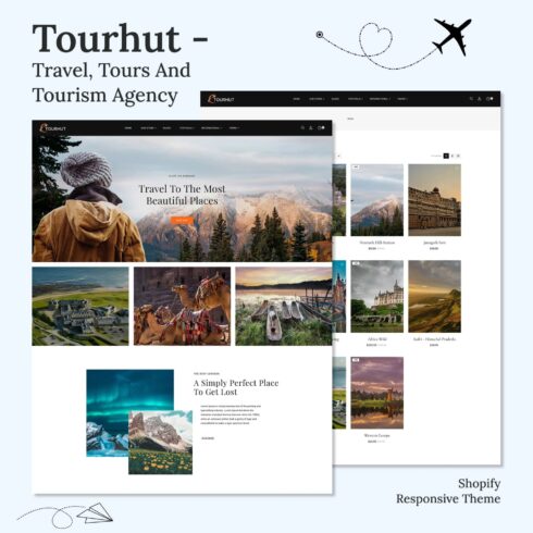 Tourhut - Travel, Tours, And Tourism Agency Shopify Responsive Theme.