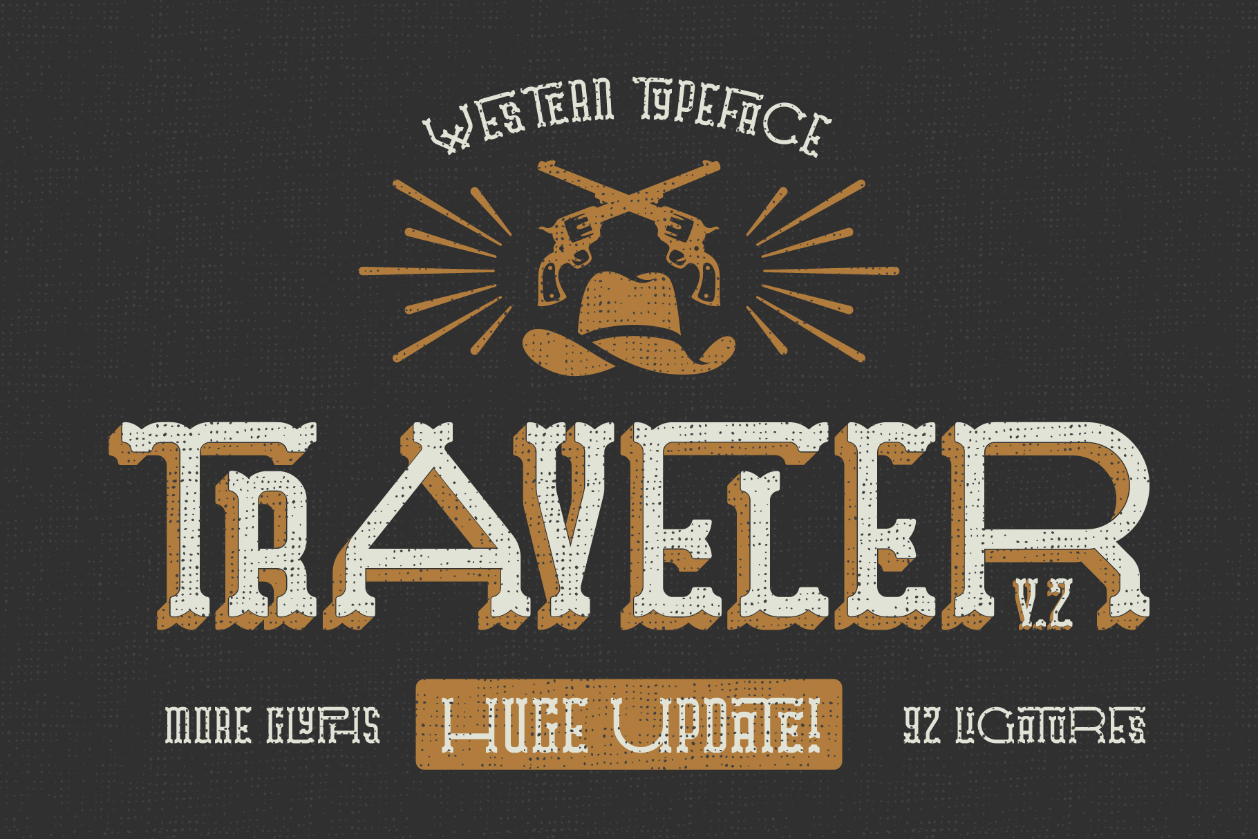 Traveler v.2 Typeface Facebook image.