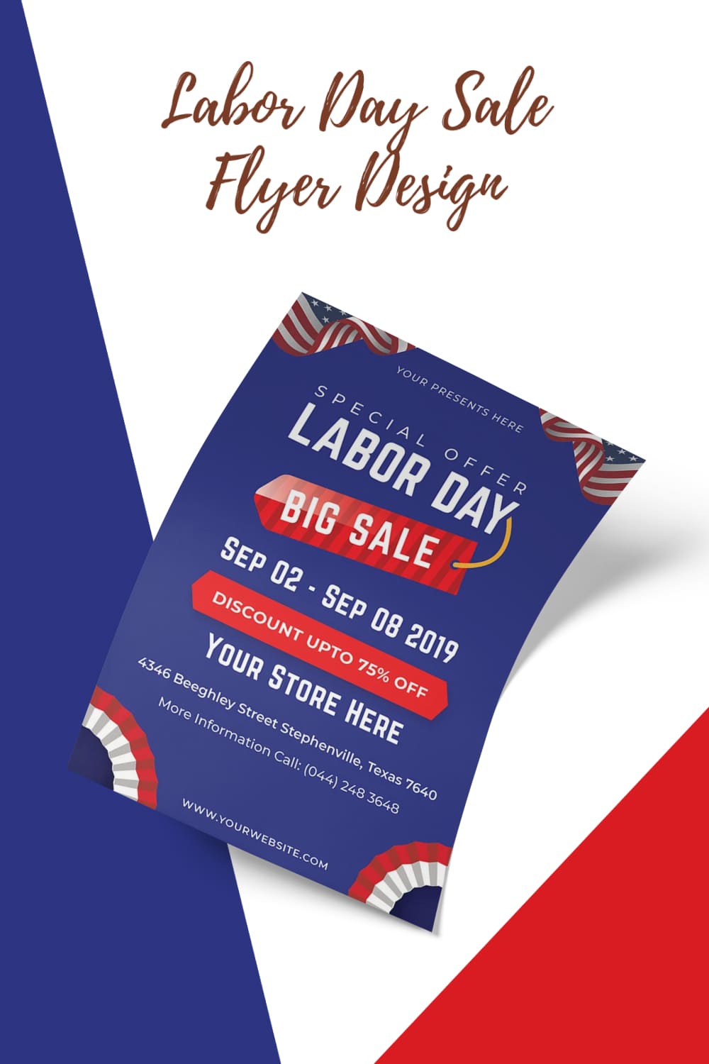 Truis - Labor Day Sale Flyer Design - Corporate Identity Template - Pinterest.