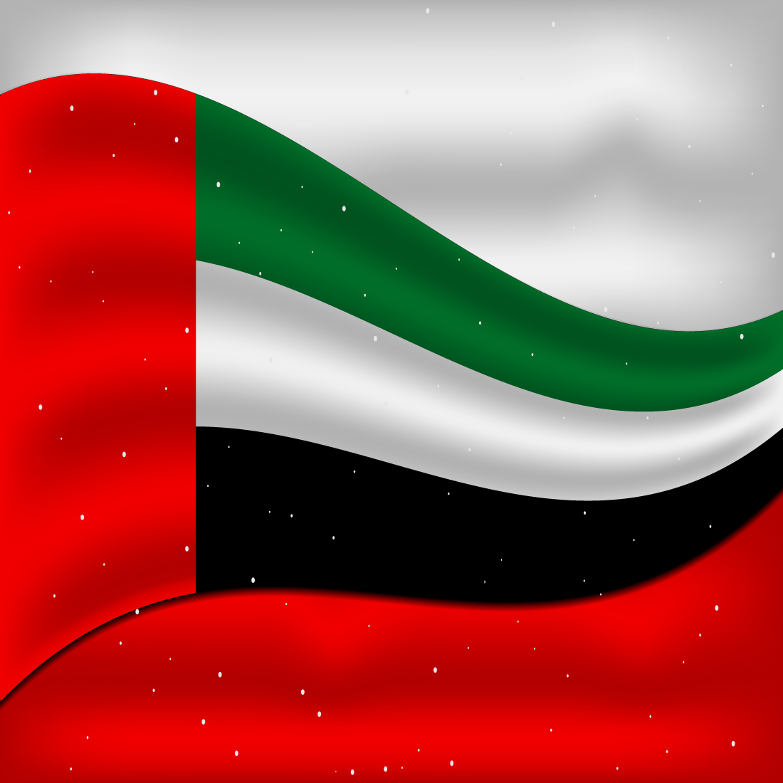 Exquisite image of United Arab Emirates flag.