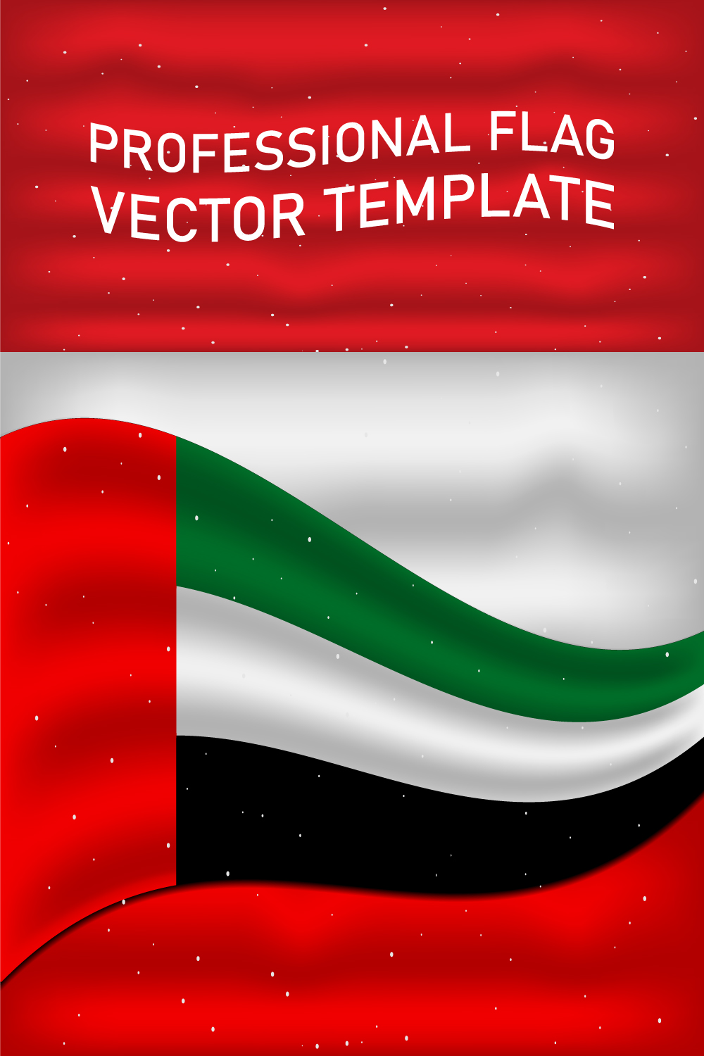 Magnificent image of the United Arab Emirates flag.