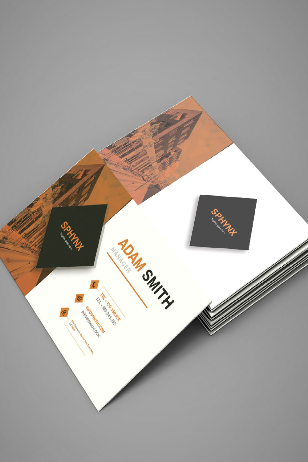 Creative Business Card Design pinterest mage.