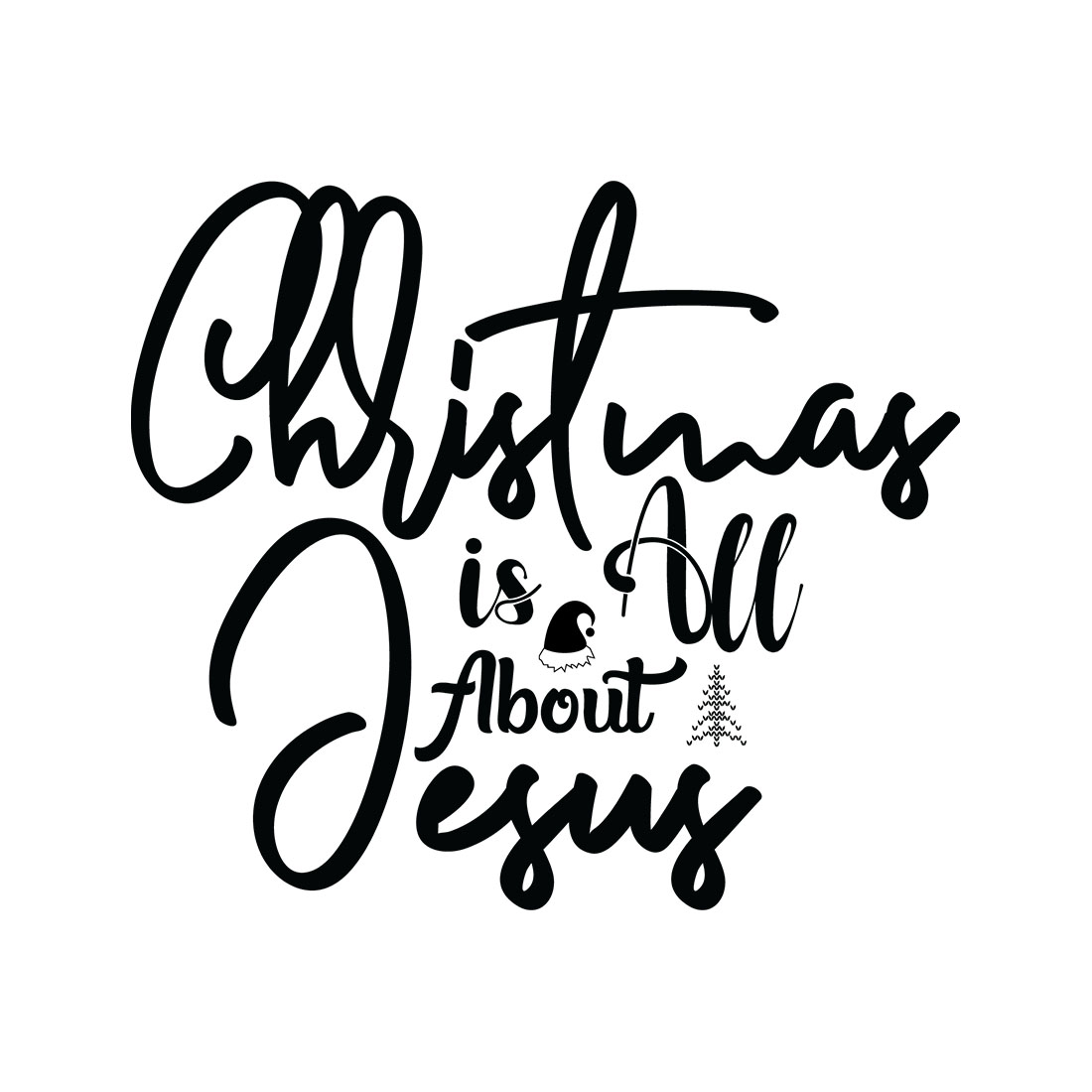 Christmas Is All About Jesus SVG Designs - MasterBundles