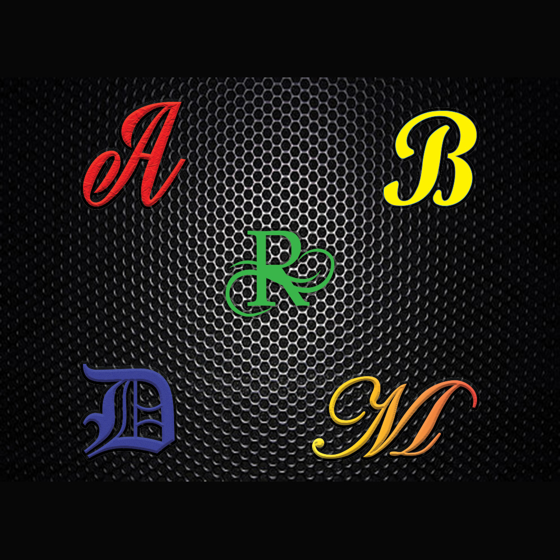 Logos Lettering Design Bundle cover image.