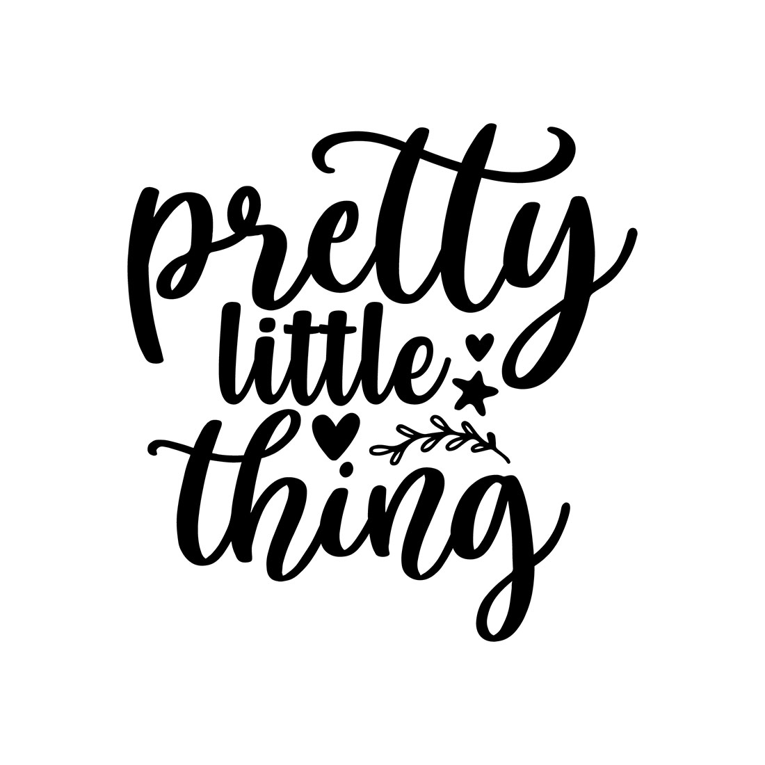 Pretty Little Thing SVG Designs MasterBundles