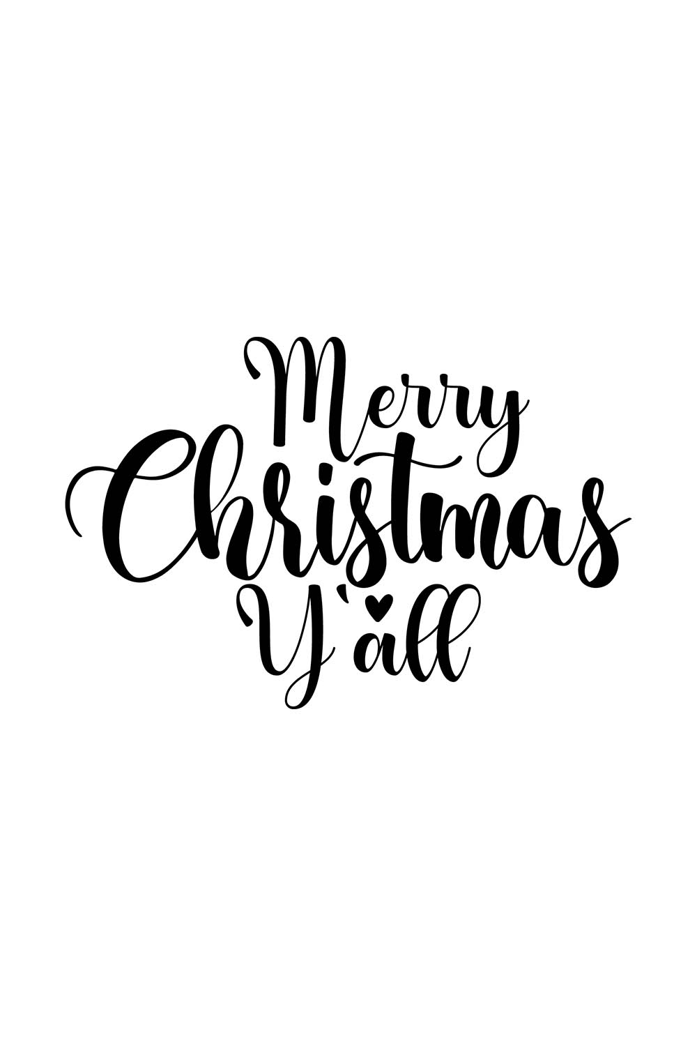 Merry Christmas Design SVG pinterest image.