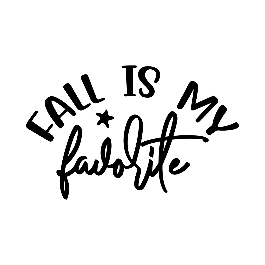 Image with irresistible black lettering for prints fall is my favorite.