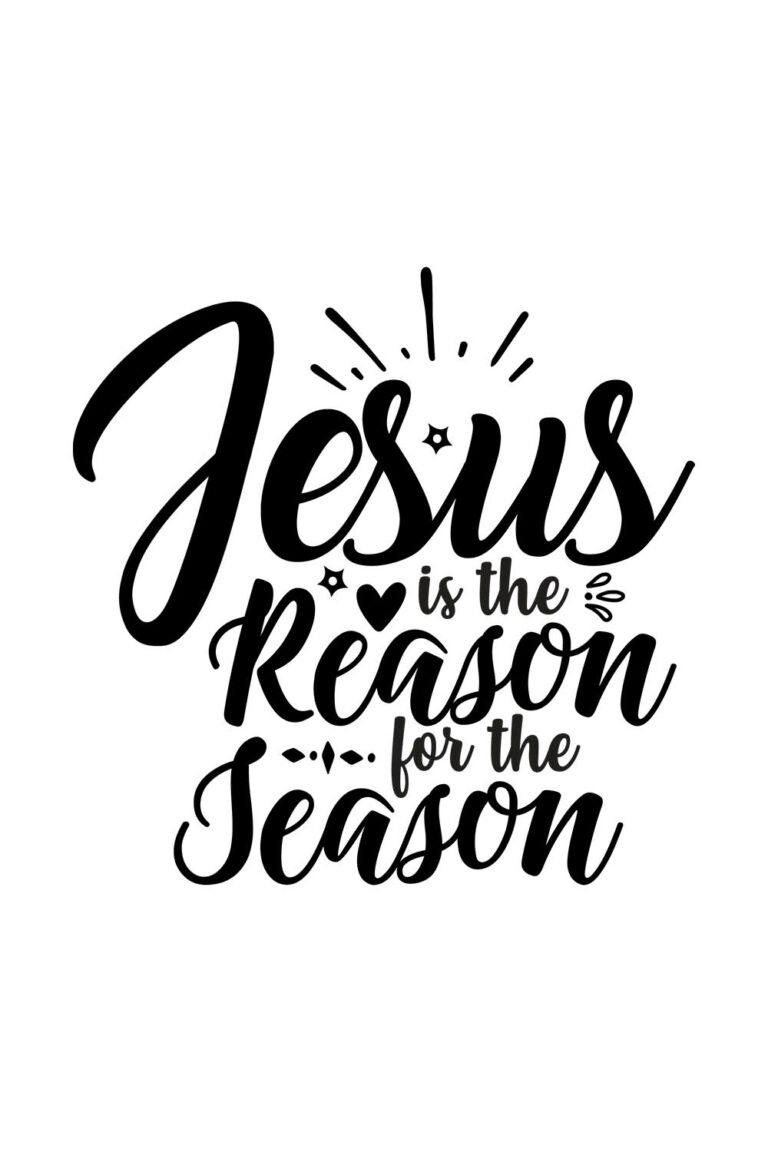 Jesus Is The Reason For The Season SVG Designs - MasterBundles