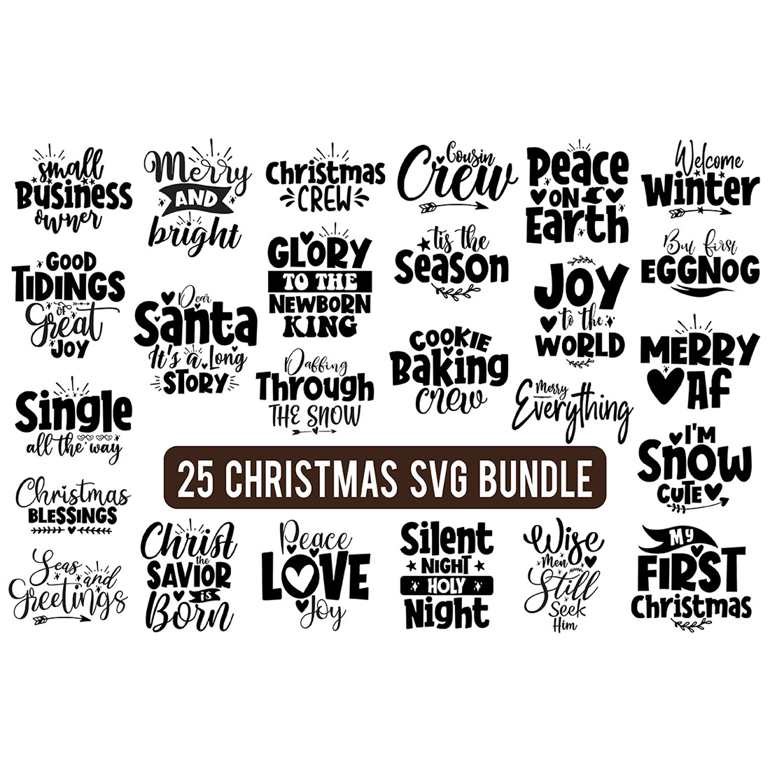 Christmas SVG Bundle created by snrcraft25.