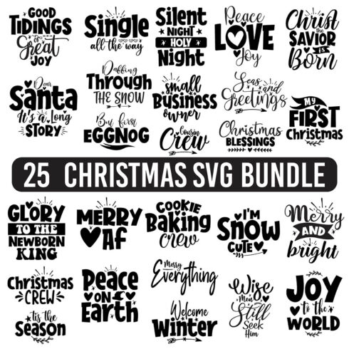 Christmas SVG Bundle - main image preview.