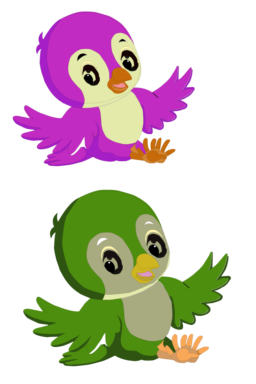Cute Bird Logo - pinterest image preview..