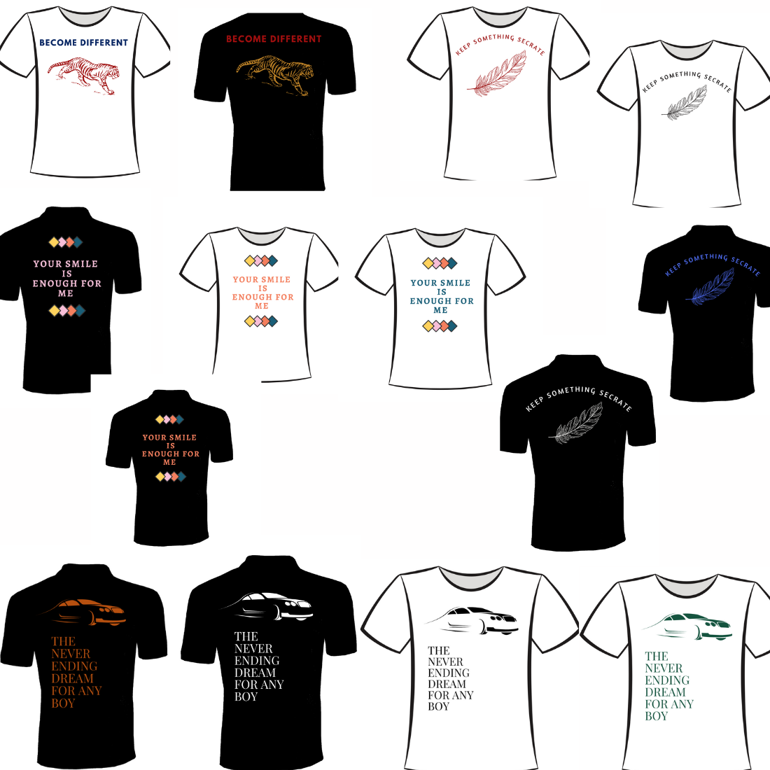 14 T-Shirt Design Bundle created by AS-ASIM.