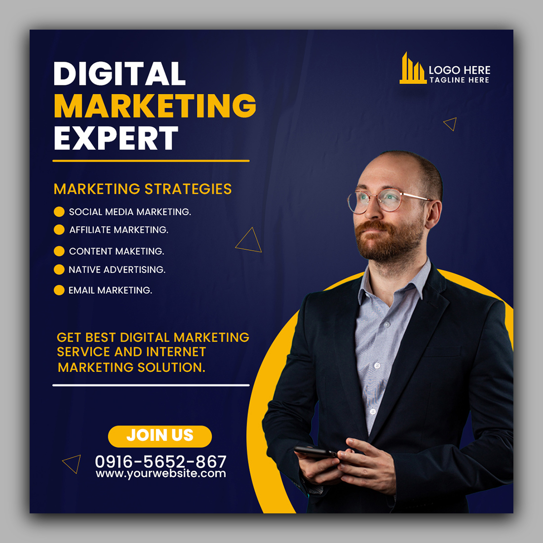 Digital Marketing Post For Social Media - main image preview.