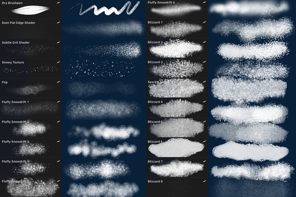 112 Winter Chill Procreate Brushes created by OlgaRom.