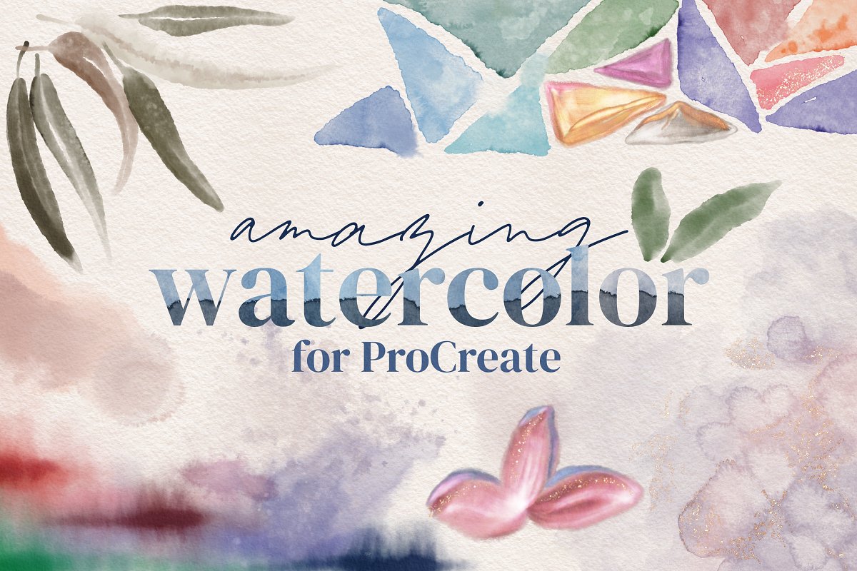 Cover image of Amazing Watercolor for ProCreate.