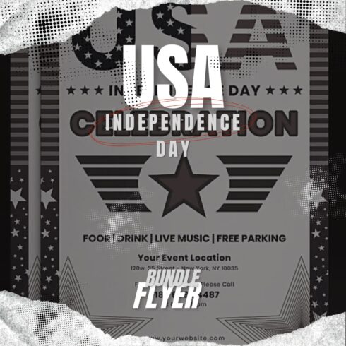 15 USA Independence Day Flyer Bundle.