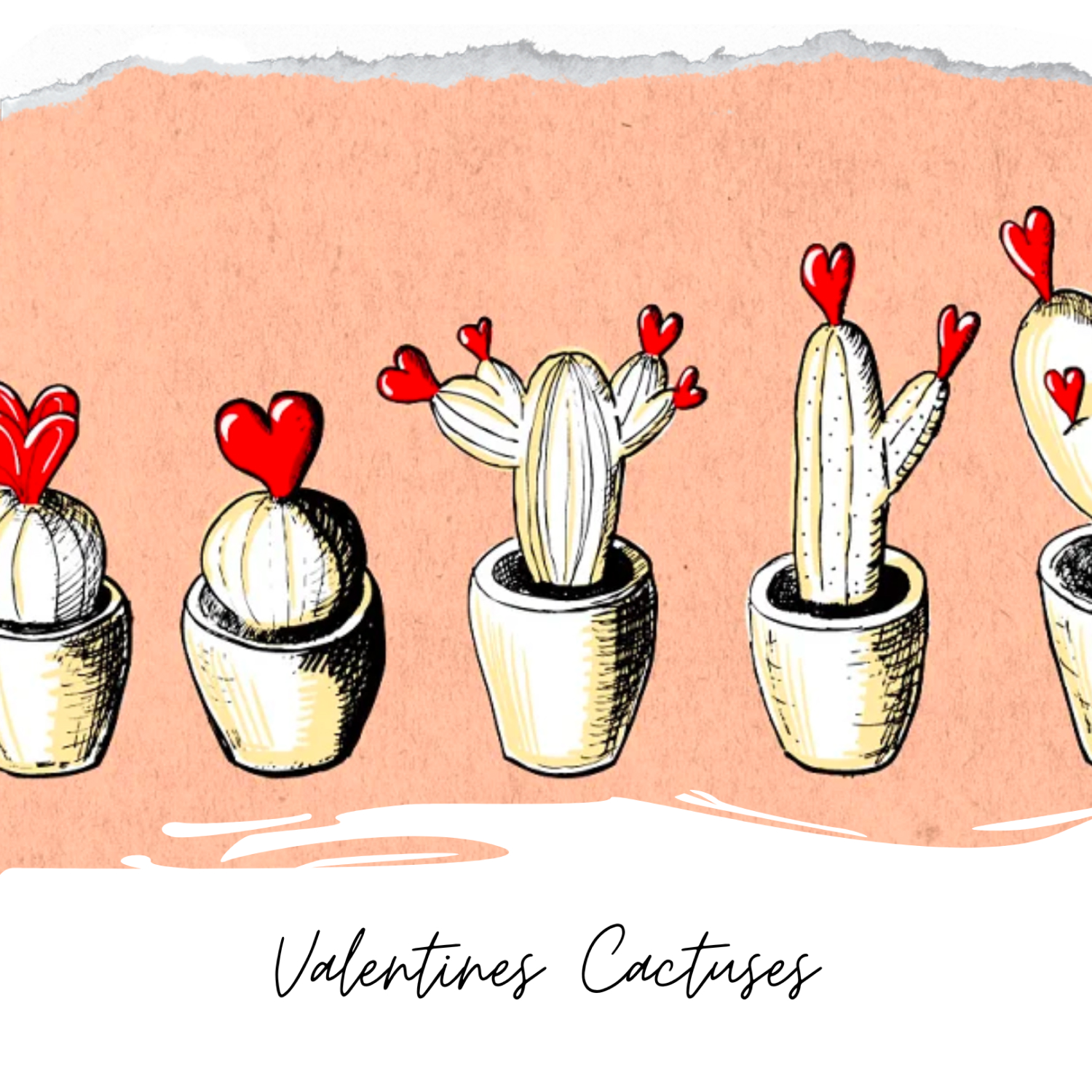 Valentines Cactuses.