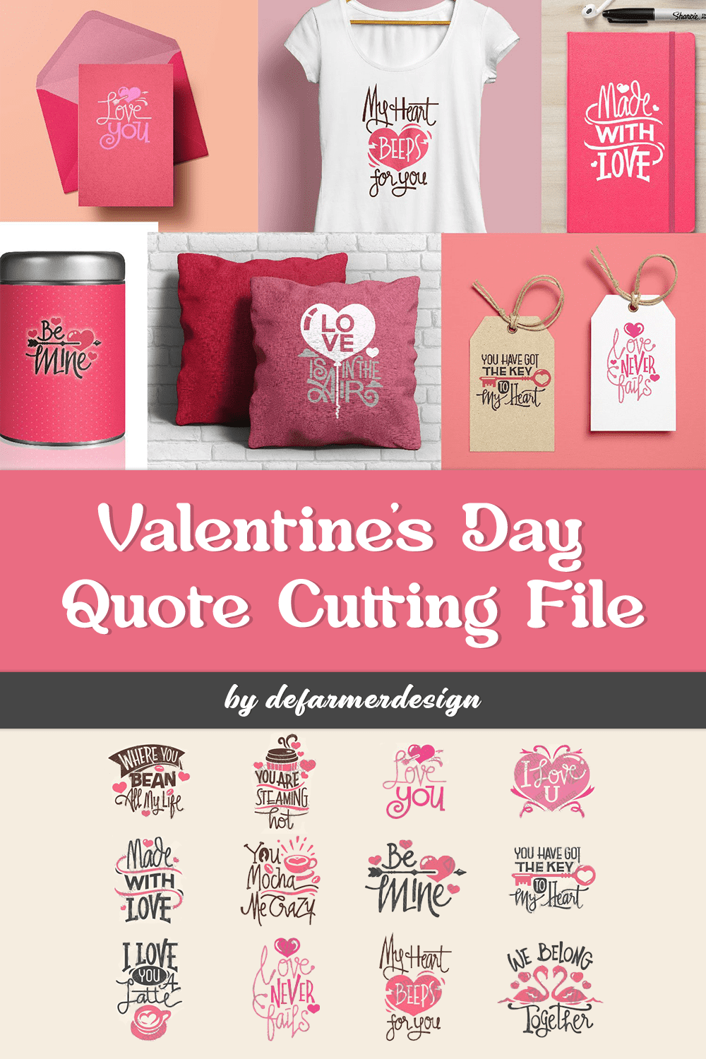 valentines day quote cutting file pinterest 616